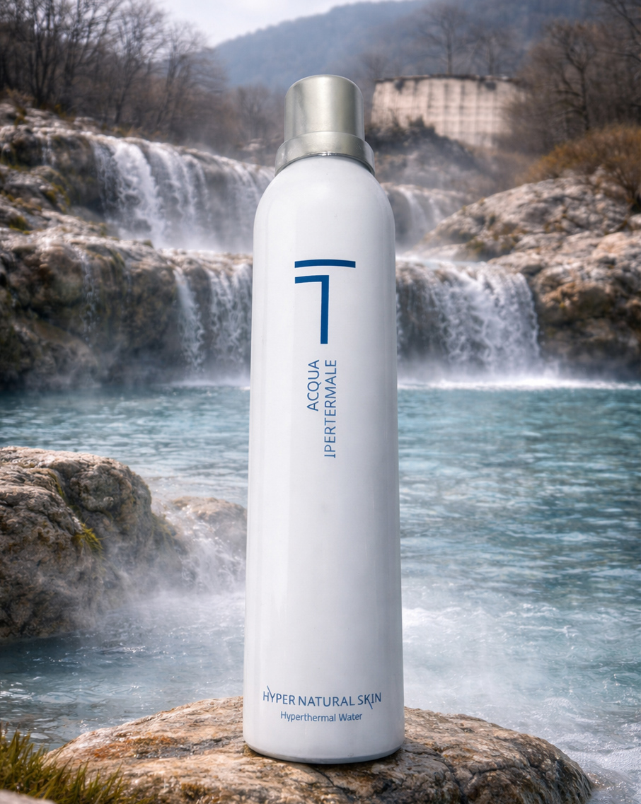 Spray d'eau hyperthermale